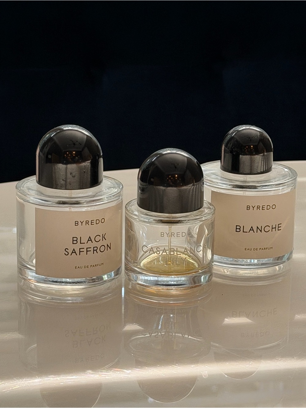 BYREDO PERFUME BOTTLES X3